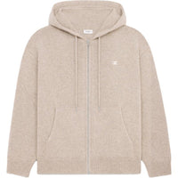 CELINE Triomphe Hooded Sweater In Seamless Cashmere