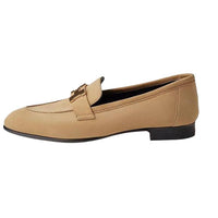 HERMES Paris Loafers Women's Light Brown