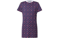 LOUIS VUITTON Short-Sleeved Dresses Women's Navy Blue