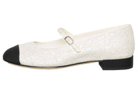 CHANEL Casual Single Shoes Women's White Black