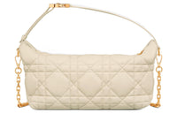 DIOR Calfskin Portable Crossbody Bag, Shoulder Bag Women's White