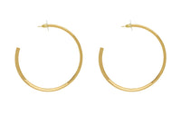SAINT LAURENT Brass Earrings Women's Gold