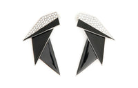 SAINT LAURENT Layered Drop Earrings