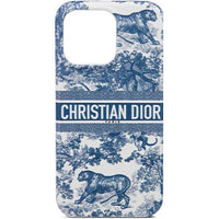 DIOR Leather Material Dior Travel Collection Juicy Print Smooth Phone Cases Compatible With IPhone 13 Pro