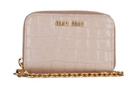 MIU MIU Leather Wallet Women's Pink