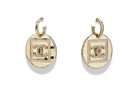 CHANEL Earrings Women's Gold