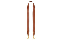 CELINE Smooth Calf Leather Long Strap Bag Strap Unisex Brown