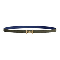 HERMES Leather Leather Belts Women's Multicolor Width 1.3CM