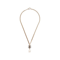 CHANEL 2007 Cc Faux pearl Necklace