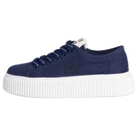 MIU MIU Low Top Skateboard Shoes Women's Blue