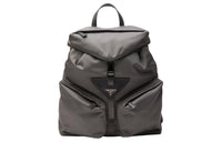 PRADA Re-Nylon Fabric With Leather Backpack Men's Iron Gray