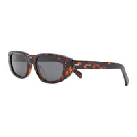 CELINE Acetate Rectangular Sunglasses Women's Tortoiseshell