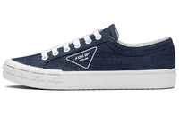 PRADA Cassetta Wheel Low Top Skateboard Shoes Men's Blue