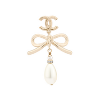 CHANEL Earrings Women's Gold
