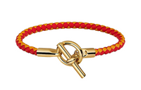 HERMES Bangles Women's Amber/scarlet