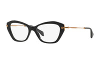 MIU MIU Plastic Cat Eye Eyeglass Frames Women's Black