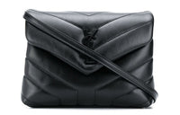 SAINT LAURENT Cow Leather Crossbody Bag Shoulder Bag Women's Black