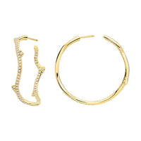 DIOR 18K Gold Earrings Women's Gold