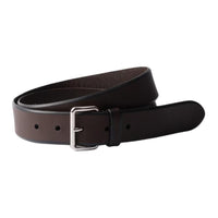 PRADA Calfskin Leather Belts Men's Coffee Brown 3.3CM