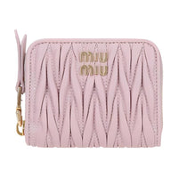 MIU MIU Napa Lambskin Coin Purse Women's Pink