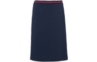 MIU MIU Casual Long Skirts Women's Red Blue Multicolor