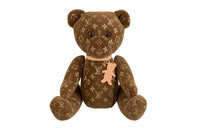 LOUIS VUITTON Doudou Re-Addiction Teddy Bear Brown