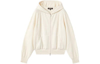 Loro Piana Soft Curly Bomber Jacket Jackets Coats Women's Ecru
