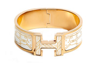 HERMES Gold Plated Bangles Women's