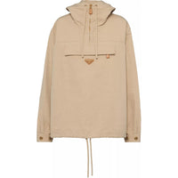 PRADA Triangle logo Cotton Windbreaker