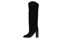 SAINT LAURENT Knee-high Boots Women's Black