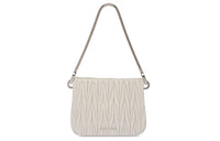 MIU MIU Leather Crossbody Bag, Shoulder Bag Women's White