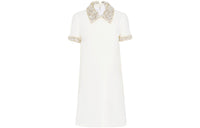 MIU MIU SS22 Short-Sleeved Dresses Women's White
