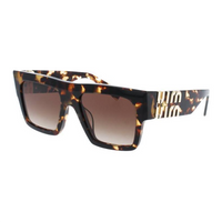 MIU MIU Acetate Cat Eye Sunglasses Women's Yellow
