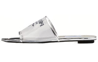 PRADA Slide Slippers Women's Silver