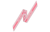 DIOR Silk Scarves Women's Ivory And Peony Pink
