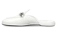 MIU MIU Wrap-toe Slippers Women's White