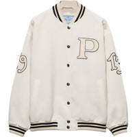 PRADA Letter patch Appliqué Bomber Jacket