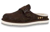 LOUIS VUITTON Lv Easy Mules 'Brown Monogram' Women's