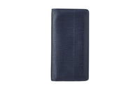 LOUIS VUITTON Brazza EPI Leather Wallet Unisex Blue