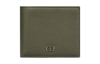 DIOR Grained Calfskin Wallet Men's Green