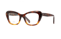 CELINE Acetate Irregular Shape Eyeglass Frames Women's Tortoiseshell