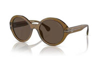 CHANEL Round Sunglasses Women's Brown