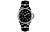 CHANEL J12 Collection Wrist Watch Automatic Mechanical Movement Ceramic Strap Black Dial Women's