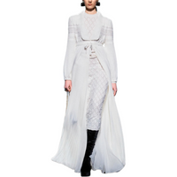 CHANEL 24 New Fall And Winter Arrivals Long-Sleeved Dresses Women's White
