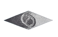 HERMES Knit Scarves Men Black/White