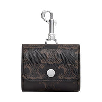 CELINE Triomphe Canvas With Calfskin Wallet Men's Black