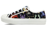 DIOR Walk'n'Dior Platform Shoes Low-Top Skateboard Shoes Women's Black