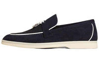 Loro Piana Summer Charms Walk Loafers Women's Marine Blue