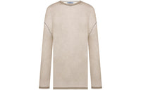 PRADA Drop Shoulder Sleeve T-Shirt Women's Beige