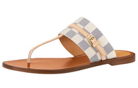 LOUIS VUITTON Palma Slip-Resistant Flip Flops Women's Brown